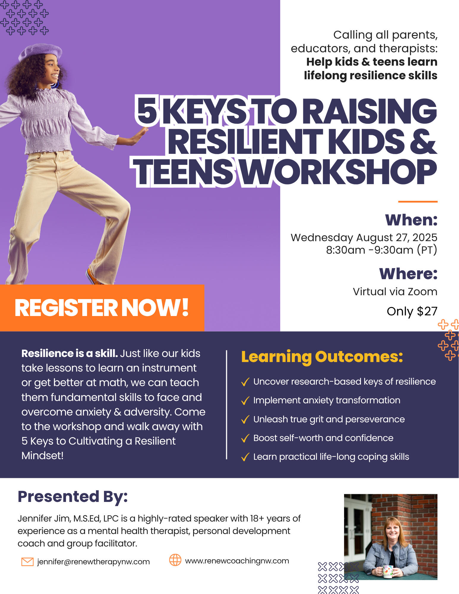 5 Keys to Raising Resilient Kids and Teens Workshop